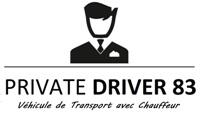 Logo private driver facture red