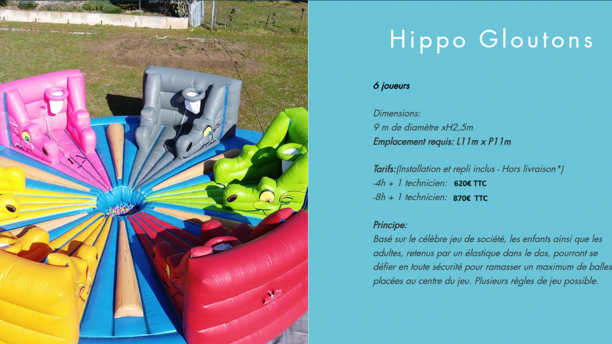 Hippo glouton sportive